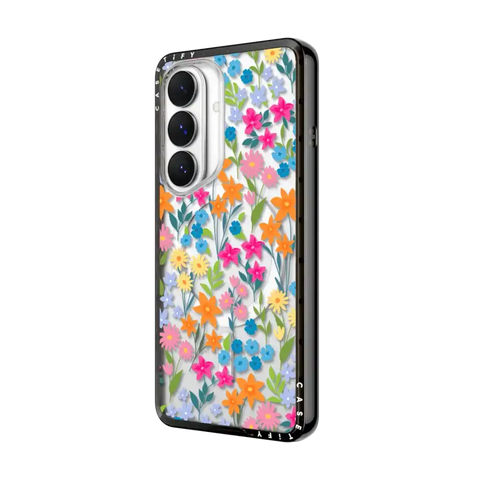 bright spring flowers - daisy floral pattern