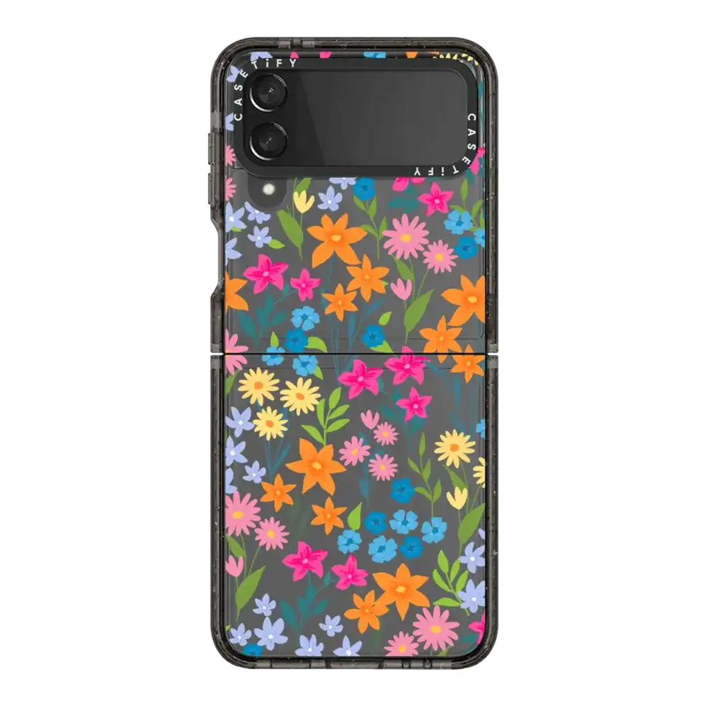 bright spring flowers - daisy floral pattern