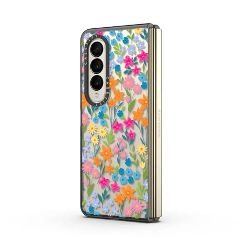 bright spring flowers - daisy floral pattern