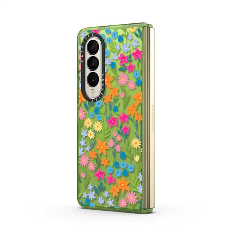 bright spring flowers - daisy floral pattern