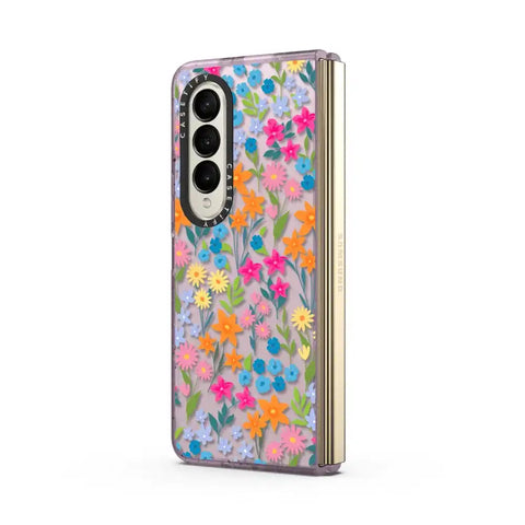 bright spring flowers - daisy floral pattern