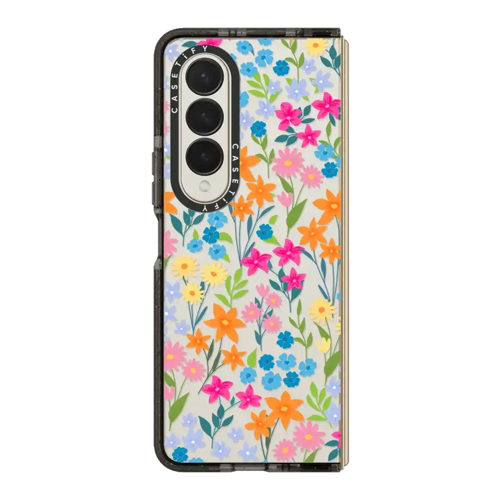 bright spring flowers - daisy floral pattern