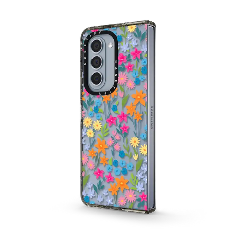 bright spring flowers - daisy floral pattern