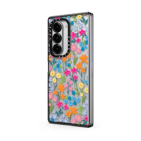 bright spring flowers - daisy floral pattern