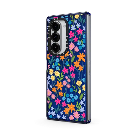 bright spring flowers - daisy floral pattern