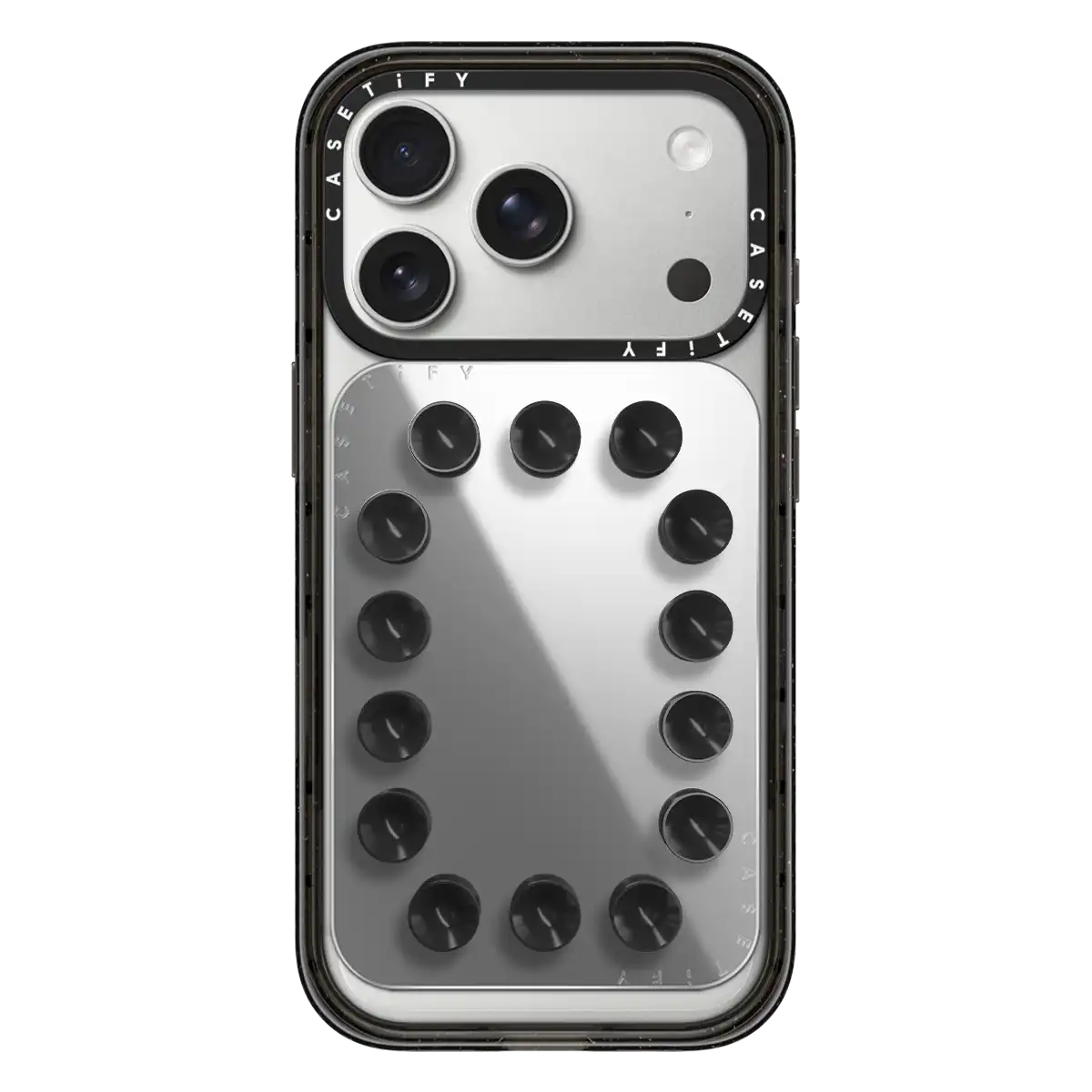 Snap & Stick Mirror Cardholder Stand