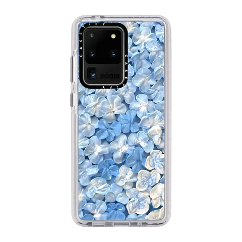 Blue Hydrangea Iphone Case By Ann Upton