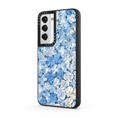 Blue Hydrangea Iphone Case By Ann Upton
