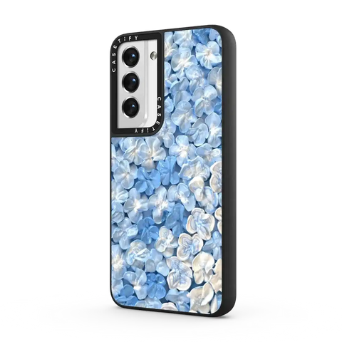 Blue Hydrangea Iphone Case By Ann Upton
