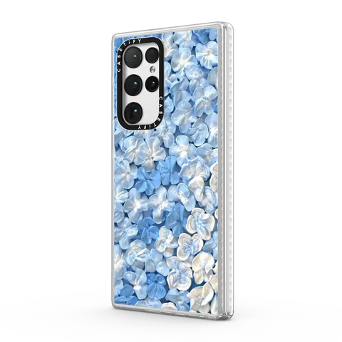 Blue Hydrangea Iphone Case By Ann Upton