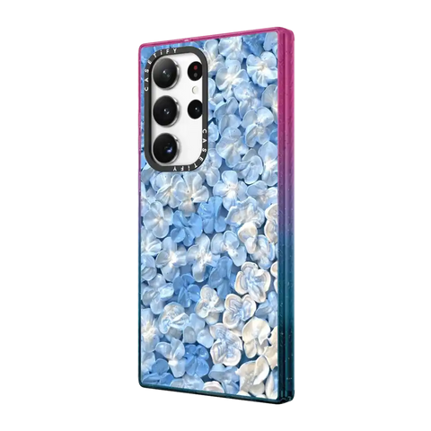 Blue Hydrangea Iphone Case By Ann Upton