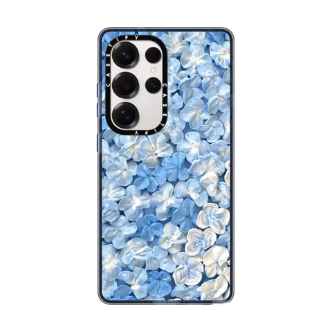 Blue Hydrangea Iphone Case By Ann Upton