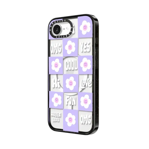 Pastel Flowers Checker