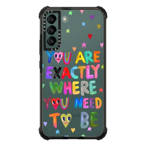 You are exactly where you need to be