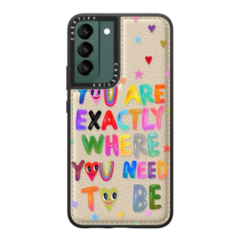 You are exactly where you need to be