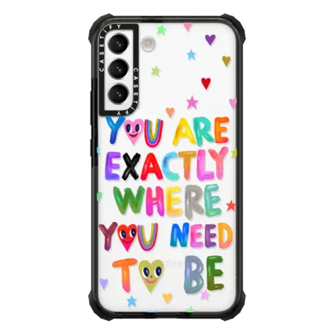You are exactly where you need to be