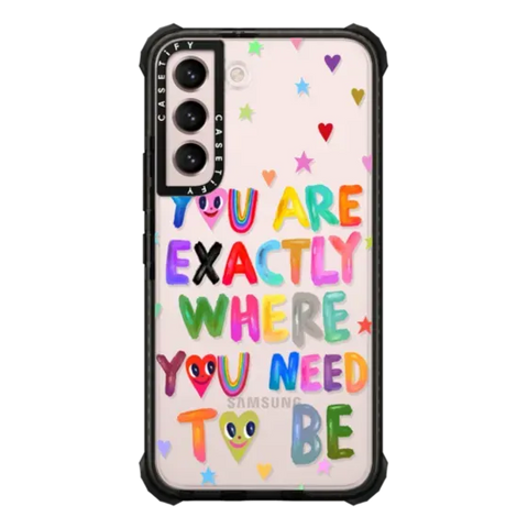 You are exactly where you need to be