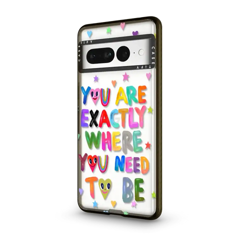 You are exactly where you need to be