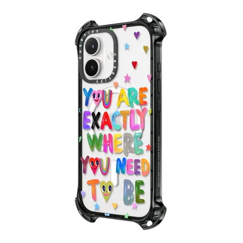 You are exactly where you need to be