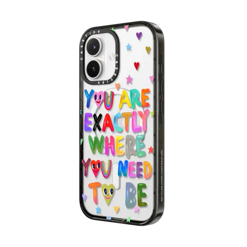 You are exactly where you need to be