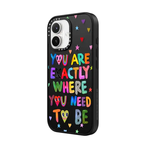You are exactly where you need to be