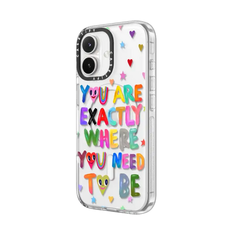 You are exactly where you need to be