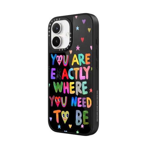 You are exactly where you need to be