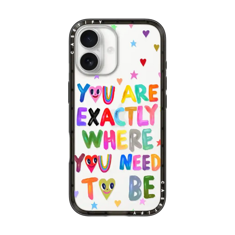 You are exactly where you need to be