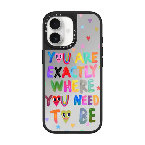 You are exactly where you need to be