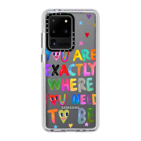 You are exactly where you need to be