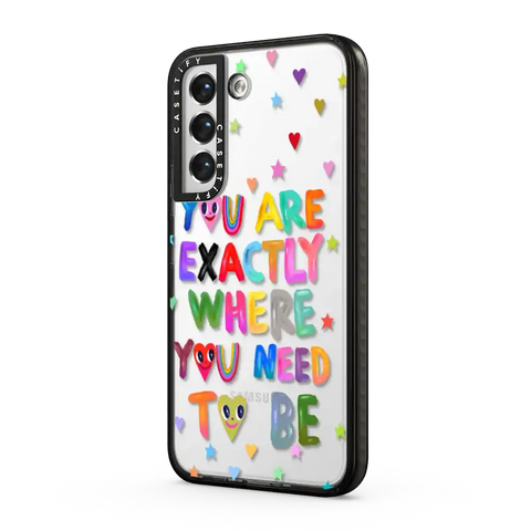 You are exactly where you need to be