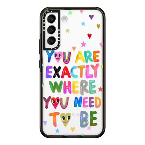 You are exactly where you need to be