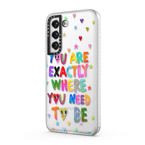 You are exactly where you need to be