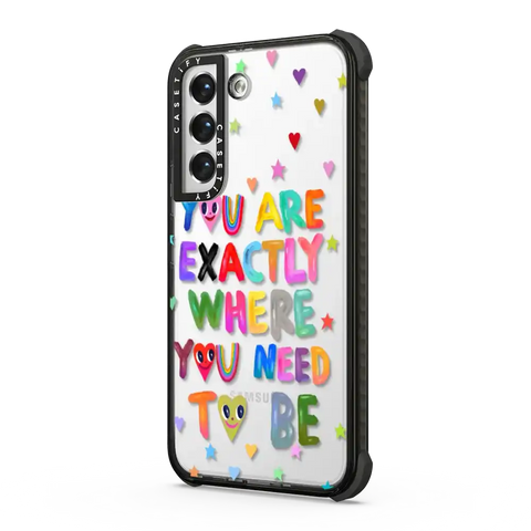 You are exactly where you need to be