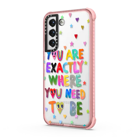 You are exactly where you need to be