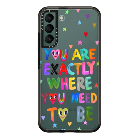 You are exactly where you need to be