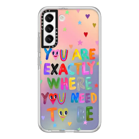 You are exactly where you need to be