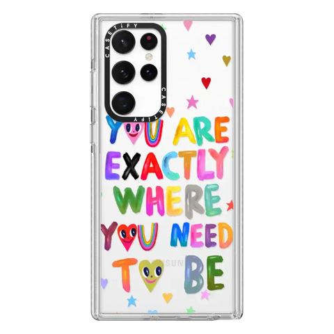 You are exactly where you need to be