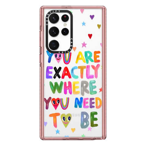 You are exactly where you need to be