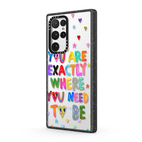 You are exactly where you need to be