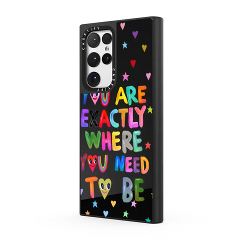 You are exactly where you need to be