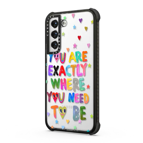 You are exactly where you need to be