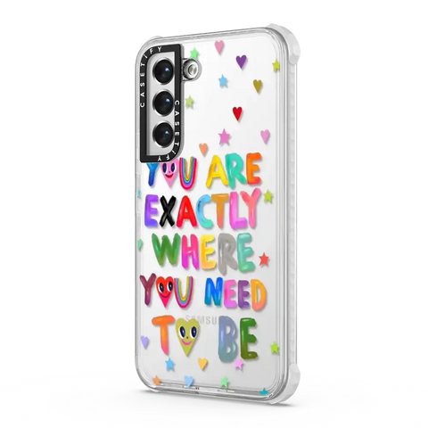 You are exactly where you need to be