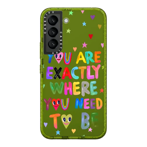 You are exactly where you need to be