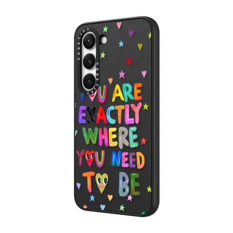 You are exactly where you need to be