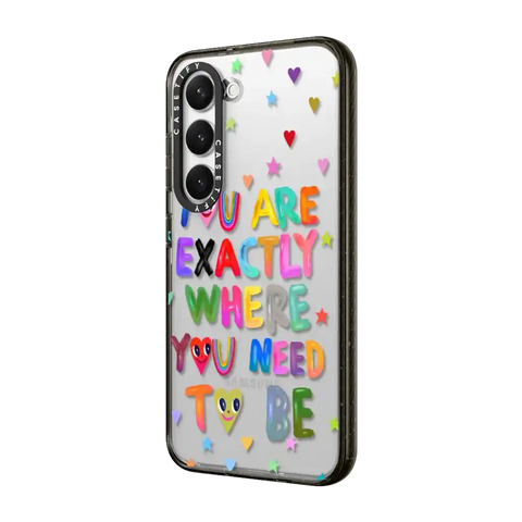 You are exactly where you need to be
