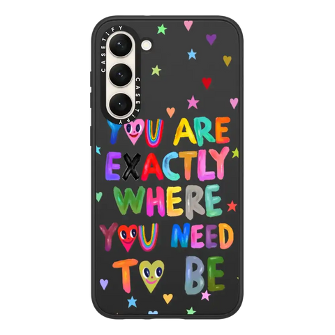 You are exactly where you need to be