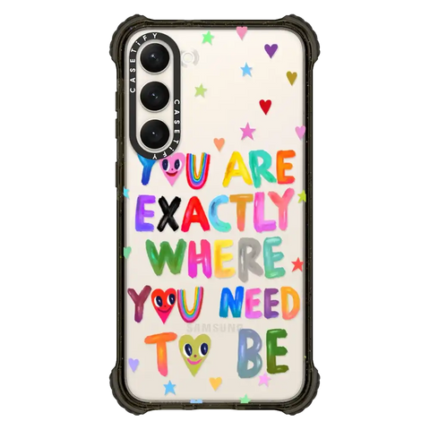 You are exactly where you need to be