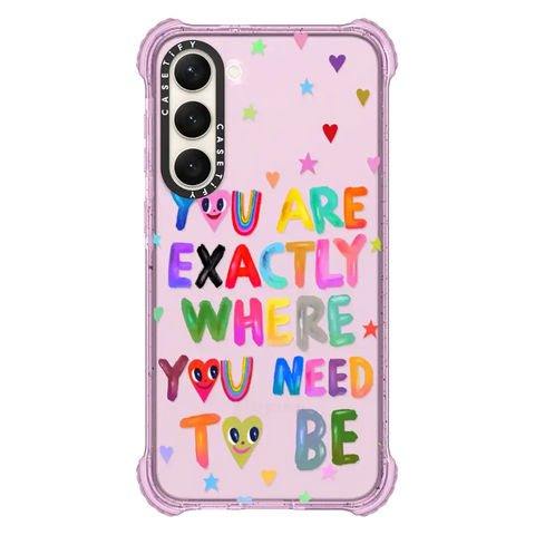 You are exactly where you need to be