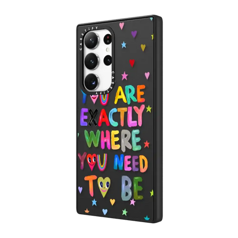 You are exactly where you need to be